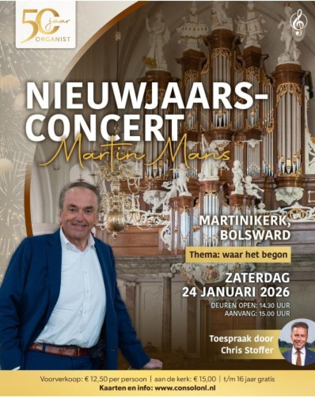 Afbeelding bij ‘Jubileumconcert Martin Mans -Waar het allemaal begon-’